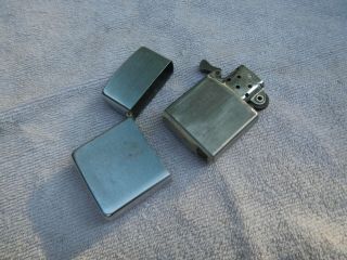 Vintage 1950 - 57 Zippo Lighter Pat 2517191 & Matching Insert