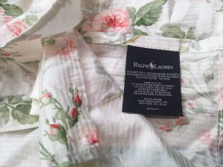 Rare Vintage Ralph Lauren Faye Meadow Way Pattern Twin Bed Skirt 3