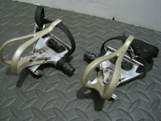 Vintage Shimano 9/16 " Pedals Pd - A550 Japan Road Touring Racing Classic,  Complete
