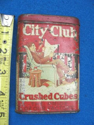 Vintage City Club Tobacco Pocket Tin