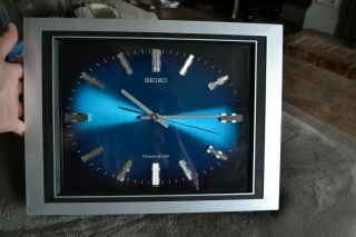 Vintage Rare Vintage Seiko Transistor Wall Clock Ra7401 -
