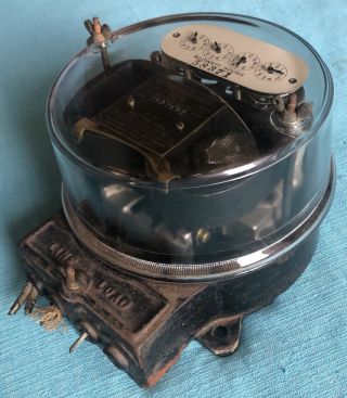 Vintage 1920 ' s Westinghouse Watthour Meter Type OA - Single Phase 2