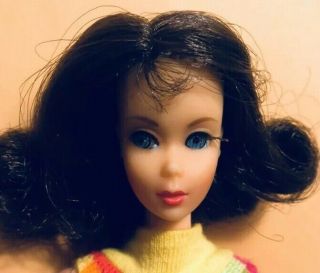Vintage Mod 1969 Brunette Marlo Thomas Flip Tnt Twist N Turn Barbie 1160 Japan