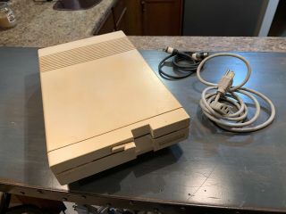 Vintage Commodore 1571 5.  25 " Floppy Disk Drive,  Cord,  Serial Cable