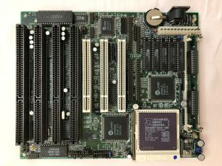 486 Motherboard,  Socket3,  Isa Pci Bus,  Umc Chipset,  Amd Dx4 - 100 Cpu,  8mb Ram