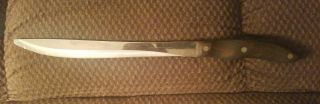 Vintage Cutco 9 " Serrated Carving Knife 1023,  Stainless Steel,  Made In Usa