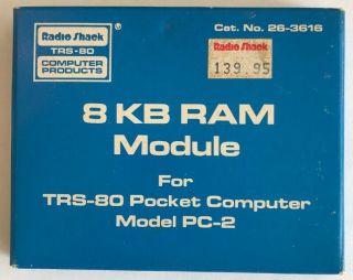 8 Kb Ram - Radio Shack Trs - 80 Pocket Computer Pc - 2