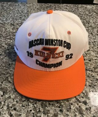 Vintage Alan Kulwicki 7 Hat Nascar Winston Cup Champion