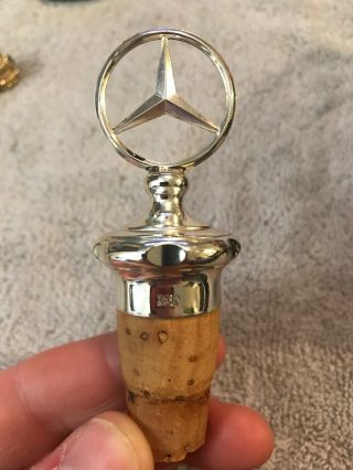 Vintage Mercedes Benz Wine Stopper - Made In Germany 