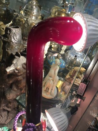 Museum Quality Antique Faturan Cherry Amber Bakelite Umbrella Handle And Final