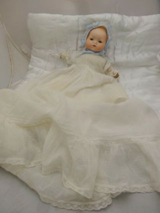 Am 341/12 " Dream Baby,  Closed Mouth Open Shut Eyes,  Bisque Head,  Cloth Body