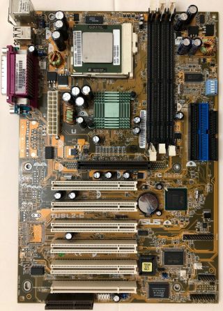 Asus Tusl2 - C Motherboard,  Socket 370,  Pentium Iii 1400mhz Tualatin