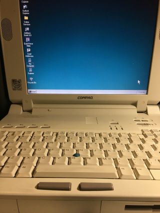 Vintage Collectable Laptop Compaq Armada 7730mt Windows 95 32mb Ram Floppy Drive