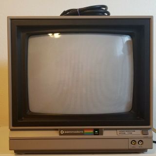 Vintage 1984 Commodore 64 Video Monitor Model 1702 - Powers On