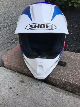 Vintage Shoei Motocross Helmet Vf - X Size S