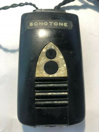 Vintage early 1940s Sonotone Vacuum Tube Hearing Aid 2