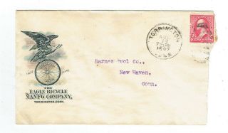 1897 The Eagle Bicycle Mfg.  Company Torrington Conn.  Advertising Envelope