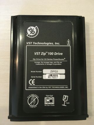 Vst Zip 100 Drive For Apple Powerbook G3 Wallstreet/pdq M4753