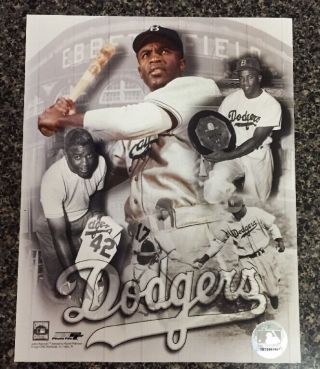 Jackie Robinson Brooklyn Dodgers Collage 8x10 Photo
