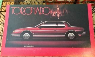Vintage Oldsmobile Dealer Point Of Poster 1987 Toronado