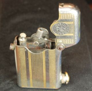 Vintage c.  1918 - 1935 Thorens single - claw semi - automatic lighter - Switzerland 2