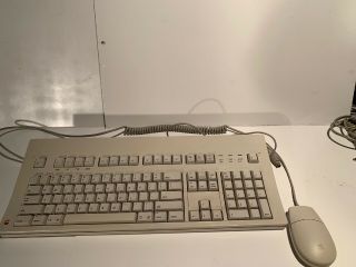 Vintage Apple Extended Keyboard M0115 With Mouse Mechanical ALPS Salmon Switches 2