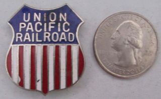 Union Pacific Railroad Railway Hat Lapel Tie Pin Train