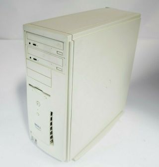 Vintage Dell Dimension 4100 Tower Pentium Iii 933mhz 512mb Ram 80gb Hdd Win98se