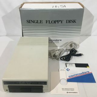 Vintage Commodore 64 Vic - 20 Floppy Disk Drive Model Vic - 1541 W/ Box