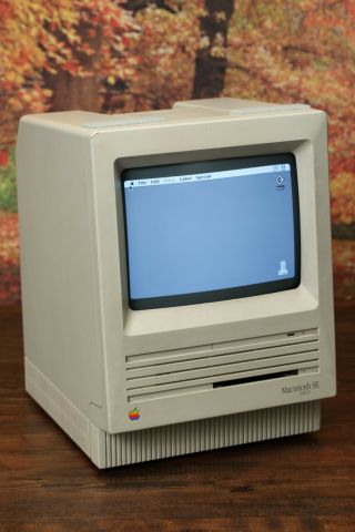 Apple Macintosh Se Fdhd M5011 Vintage 1988 Mac Computer With Cover