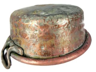 Antique French Solid Copper Jam Preserving Pan Large Copper Pot 2