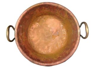 Antique French Solid Copper Jam Preserving Pan Large Copper Pot 3