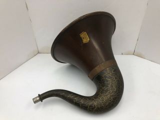 Antique Music Master Reproducer Horn - Bell And Neck