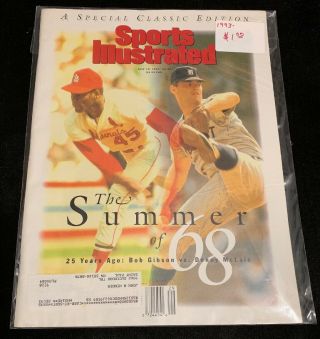 Vintage Sports Illustrated July 19 1993 The Summer Of 68 Anniversary