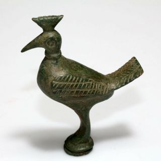 Museum Quality Roman Bronze Bird Statue Circa 200 - 300 Ad