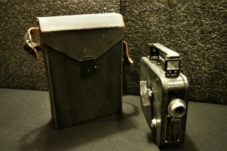 Vintage Cine Eastman Kodak Eight Model 20 8mm Movie Camera With Case