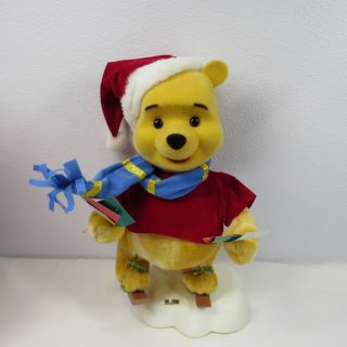 Disney Winnie The Pooh Telco Animated Christmas Display Figure Vintage