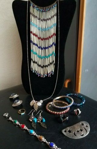 Vintage To Now Estate Jewelry Sterling 925 Silver,  And More