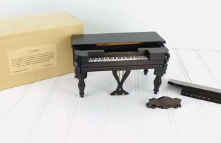 Vintage Sonia Messer Doll House Miniature Victorian Rococo Piano