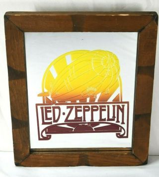 Vintage Led Zeppelin Carnival Boardwalk Mirror 9.  5 X 7.  5