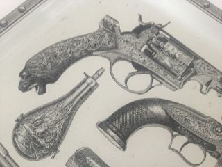 Mid Century Piero Fornasetti Pistols And Gun Serving Tray