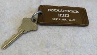 Saddleback Motel Hotel Santa Ana,  California Key With Fob Room 193 Vintage