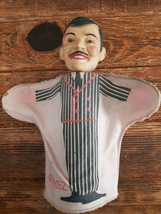 Gomez (addams Family) Hand Puppet By Ideal 1964