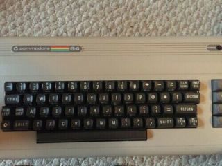 Vintage Commodore 64 Personal Computer With Box Powers On 2