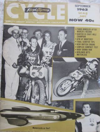 Six Vintage Motorcycle Magazines 