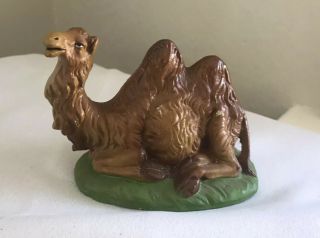 Vintage Nativity Figure Hand Painted Made In Italy Camel