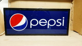 Light Up Pepsi Sign Collectable Vintage