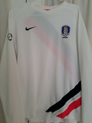 Rare South Korea Nike Long Sleeve Football Shirt Men 