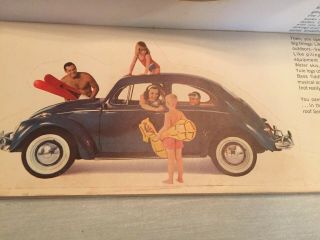Rare 1960’s Vintage VW Booklet Full Line Cutouts 2