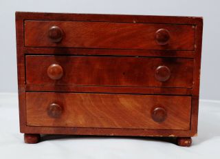 Antique Miniature Chest Of Drawers - Ca.  1850